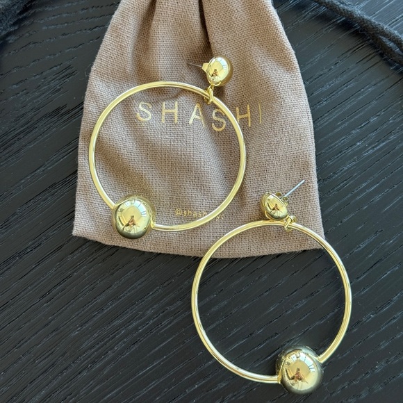 Shashi Tiffany Hoop Earrings - Picture 3 of 3